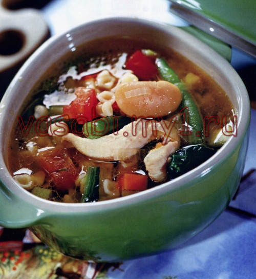 минестроне с курицей