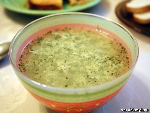 китайский куриный суп