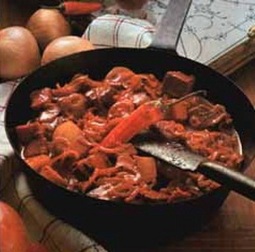 гуляш с перцем