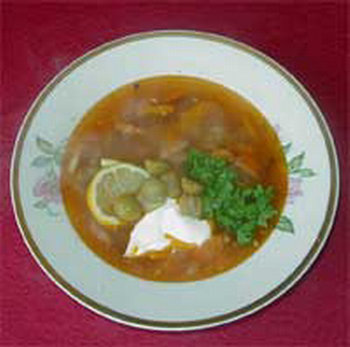 солянка сборная мясная классическая