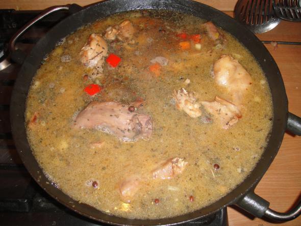 кролик с рисом