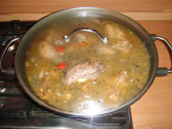 кролик с рисом
