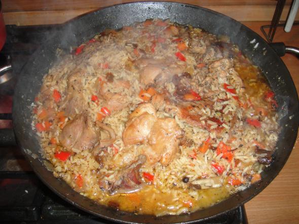 кролик с рисом