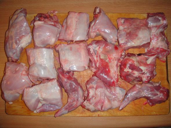 кролик с рисом