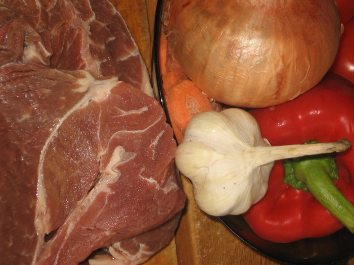 рецепт мяса с перцем