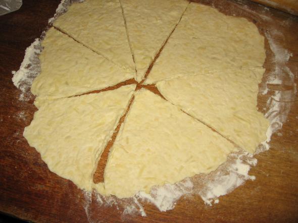 сырные рогалики