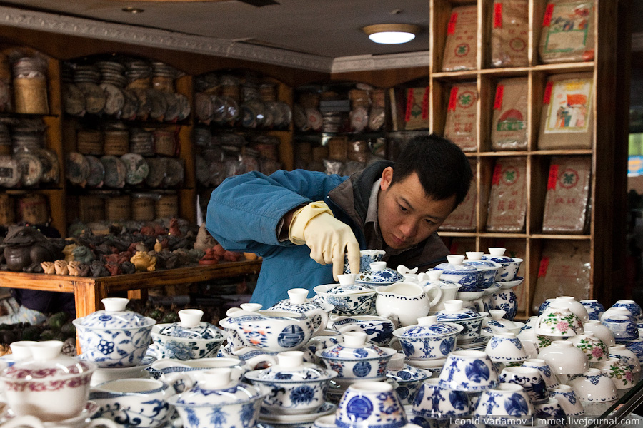 Чайный рынок Fang Cun в Гуачнжоу