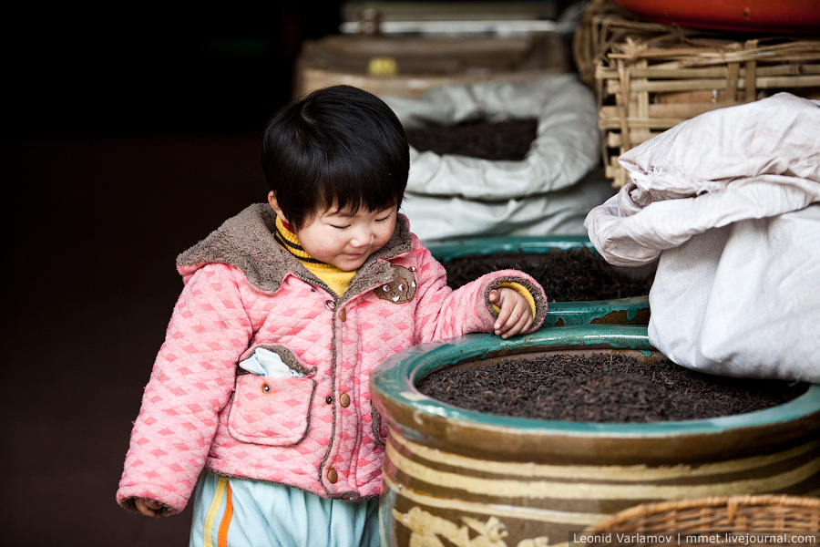 Чайный рынок Fang Cun в Гуачнжоу