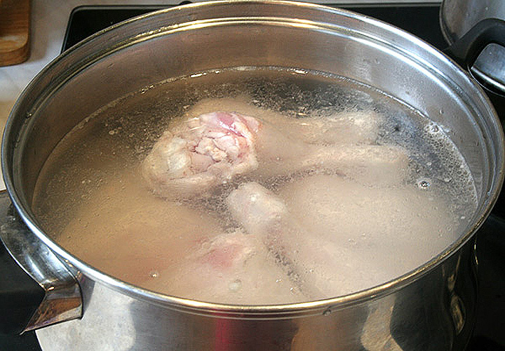 суп пюре с куриными окорочками
