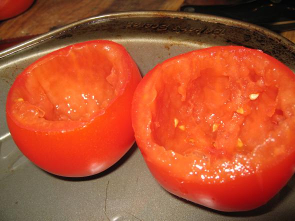 фаршированные помидоры как гарнир к мясу
