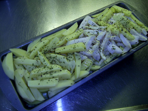 мясо в ананасовом соке с картошкой