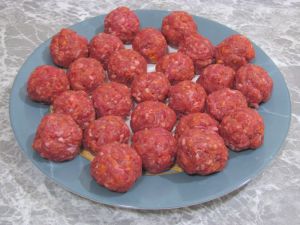 макароны с фрикаделиками
