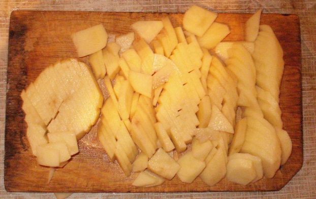 картошка c лимоном ( в дальневосточном стиле).