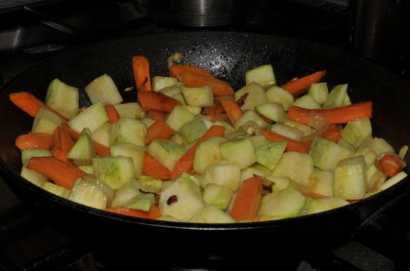 мясо с овощами