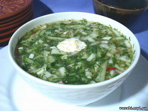 18 рецептов холодного супа на квасу