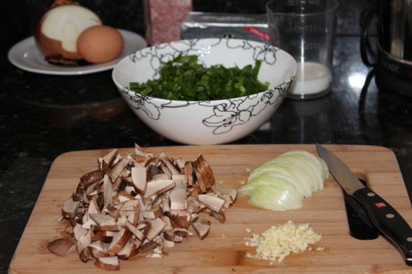 рецепт омлета с грибами с фото по шагам