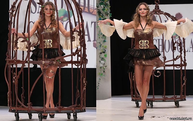 Шоколадный показ моды: Salon du Chocolat в Париже