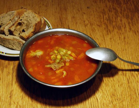 гороховый суп фото рецепт по шагам