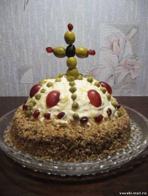 Салат Шапка Мономаха