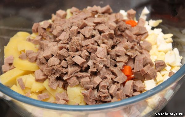 Салат Оливье (советский вариант) 