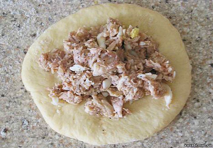 пирожки с курицей 