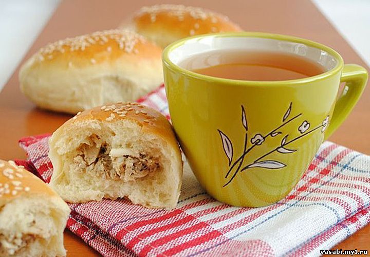пирожки с курицей 