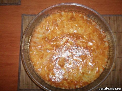 пирог с капустой и курицей