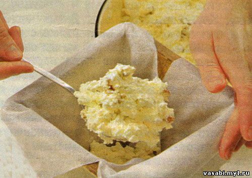 творожная пасха с изюмом и цукатами