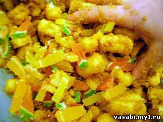 Пирожное из кукурузных палочек