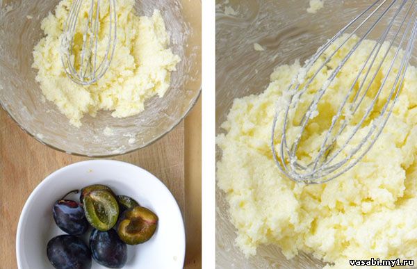 Овсяный кекс со сливами 