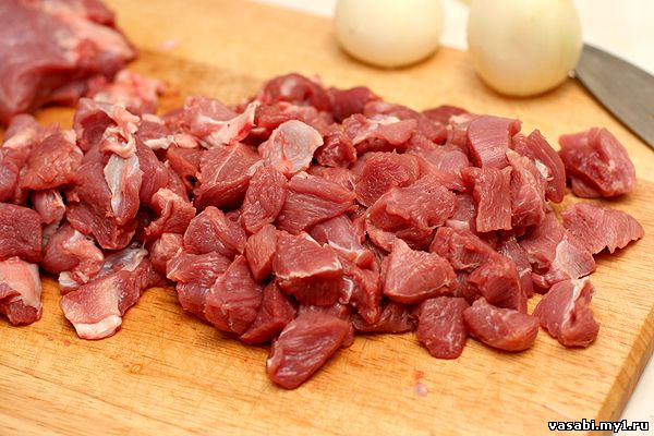 Мясо в армянском лаваше