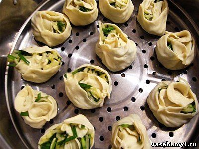 манты постные