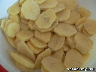 Говяжья печень на шпажках с картофелем