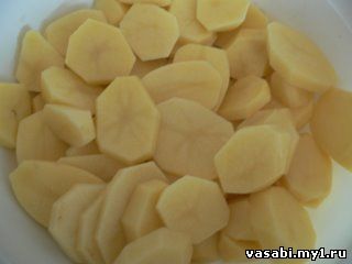 Говяжья печень на шпажках с картофелем