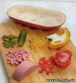 бутерброд - рулет