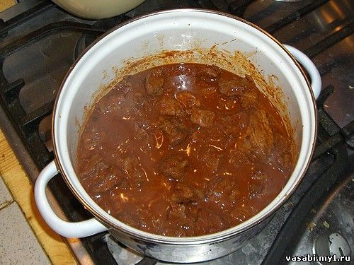 Гуляш Венгерский, но по-домашнему.
